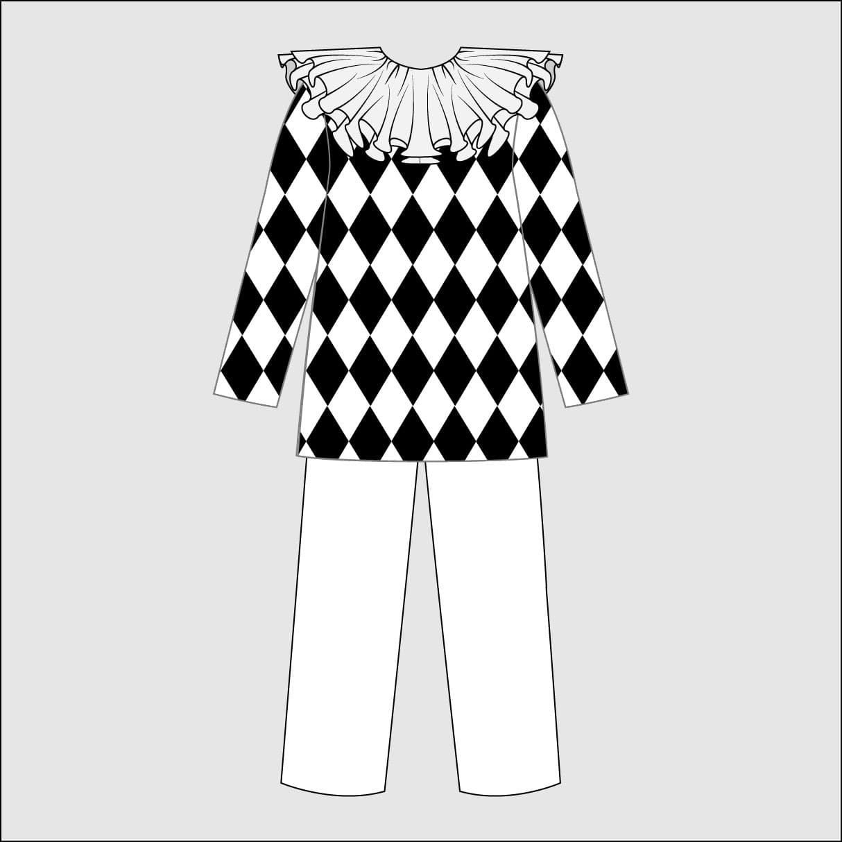 Harlekin Goschdym