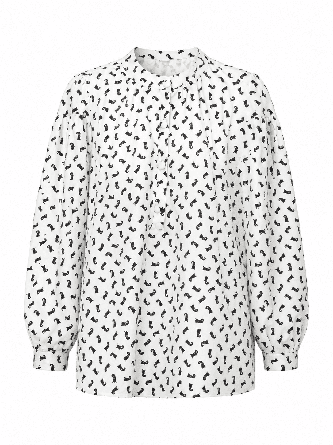 Waggisbluse mit Baselstab